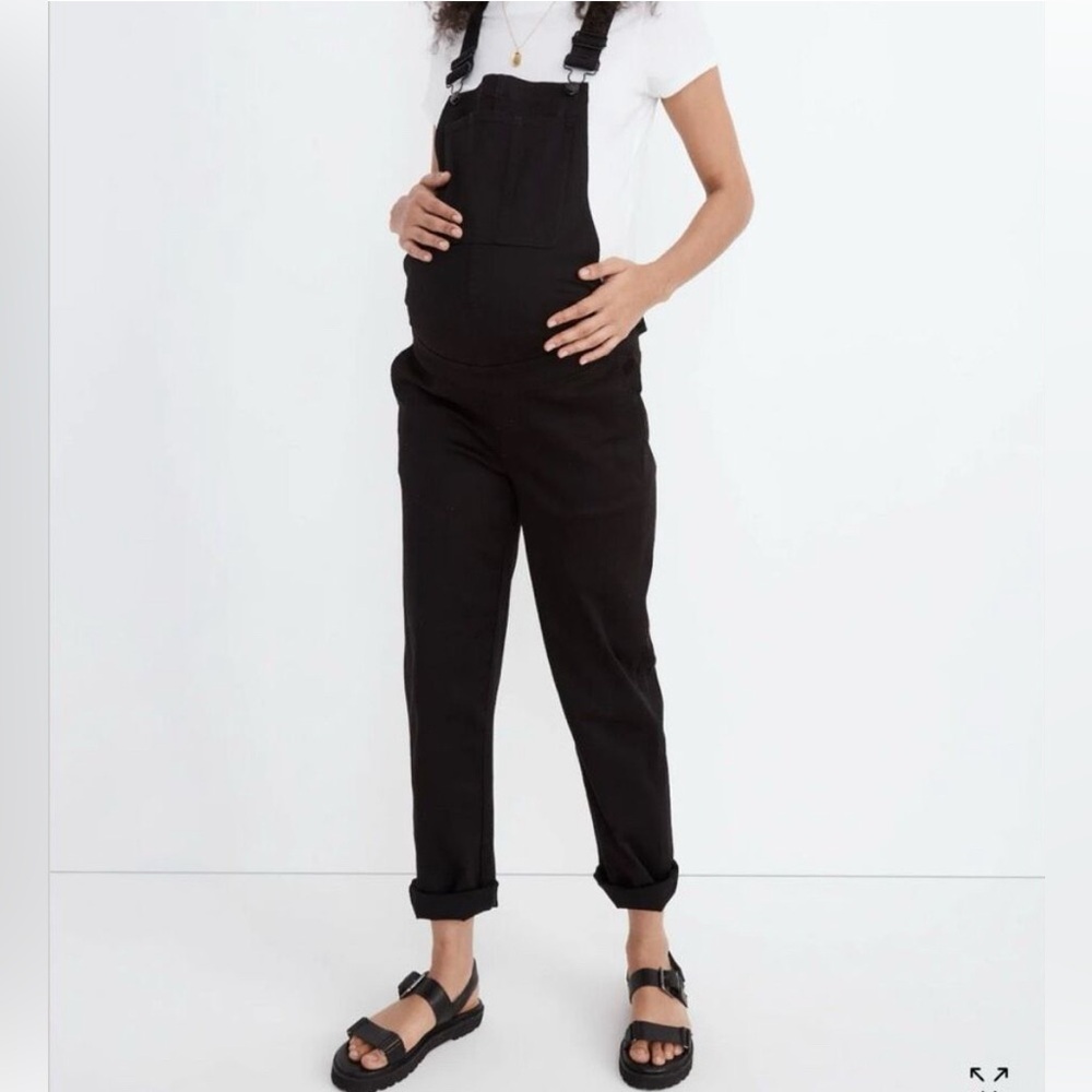 Madewell Maternity Overalls Black XXS Casual One-Piece